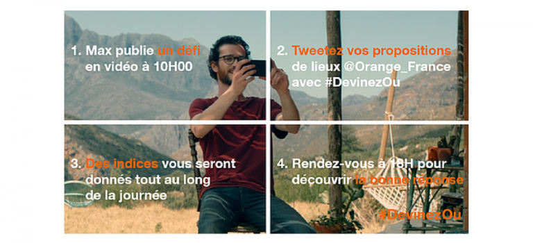 « Où est Max ? » la tendance sponsorisée Orange